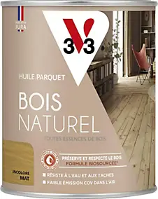 Huile parquet bois naturel V33 incolore mat 750ml