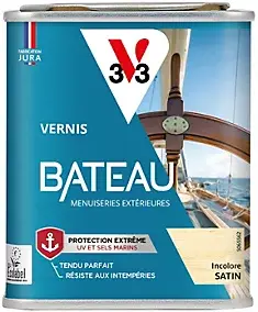 Vernis bois extérieur bateau V33 incolore satin 250ml