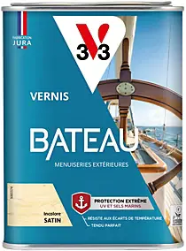 Vernis bois extérieur bateau V33 incolore satin 1l