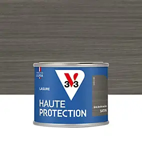 Lasure extérieure Haute Protection V33 gris anthracite satin 125ml