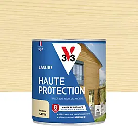 Lasure extérieure Haute Protection V33 incolore satin 750ml