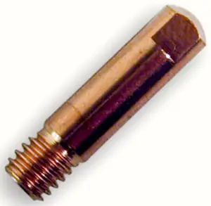 5 tubes contact Ø 0,8 mm - acier cuivré