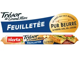PÂTE FEUILLETÉE PUR BEURRE TRÉSOR DE GRAND MÈRE HERTA