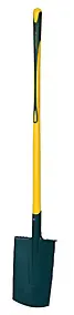 Bêche à rebord 28 cm Leborgne Duopro avec manche pomme Novagrip