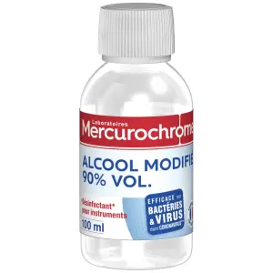 MERCUROCHROME Alcool modifié à 90% 100ml