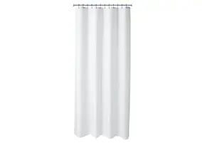 Rideau de douche blanc Essential 180 x 200 cm Levasseur