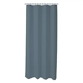 Rideau de douche bleu Essential 180 x 200 cm Levasseur