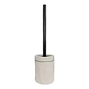 Brosse WC et support en céramique avec ligne verte Levasseur