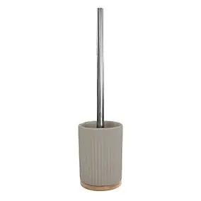 Brosse WC et support Levasseur Smart en céramique taupe