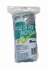 Paille de fer moyenne Gerlon nettoyage bois, métal et plâtre 100g