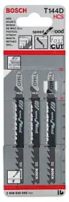 3 lames de scie sauteuse HCS DEBIT Bosch T T144D bois