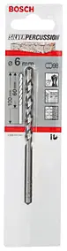 Foret béton (x1) - dimensions Ø.6 x L.100 mm - emmanchement SDS Plus - Bosch
