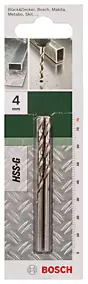 Foret métal (x2) - dimensions Ø.4 x L.43/75 mm - emmanchement Universel - Bosch