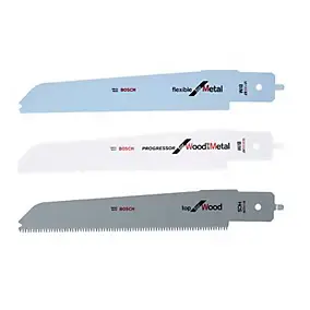 Lame de scie sabre vendue par 3 pour scie égoïne Bosch
