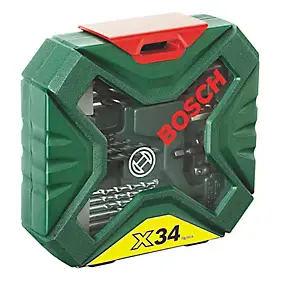 Coffret assortiment forets et embouts X-LINE perçage vissage Bosch (34 pcs)