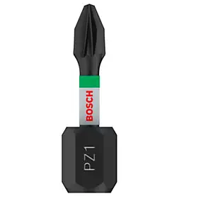 Embout de vissage torsion impact PZ1 25 mm Bosch - 2 pièces