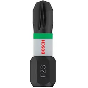 Embout de vissage torsion impact PZ3 25 mm Bosch - 2 pièces