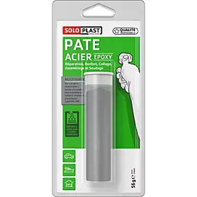 Mastic époxy à base d'acier Solomet 57 g