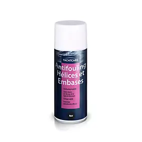 Antifouling hélices et embases bateau en aérosol noir RAL 9005 Yachtcare 400 ml