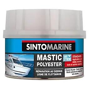 Mastic polyester Sintomarine standard blanc 170 ml