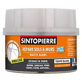 Mastic polyester Sintopierre blanc 170 ml