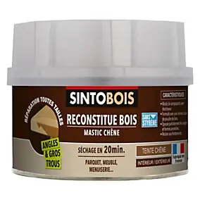 Reconstitue bois mastic chêne Sintobois chêne 500g