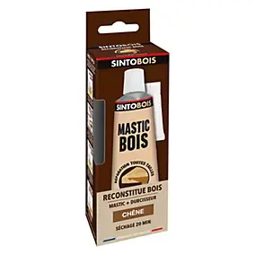 Reconstitue bois mastic + durcisseur Sintobois chêne 60g