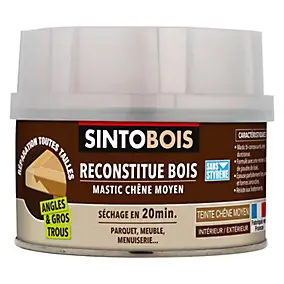 Reconstitue bois mastic Sintobois chêne moyen 500g