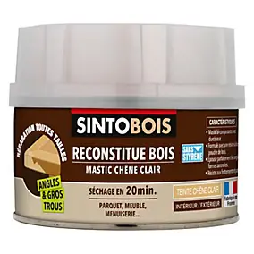 Reconstitue bois mastic Sintobois chêne clair 170g