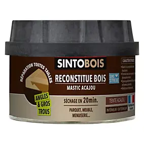 Reconstitue bois mastic Sintobois Acajou 500g