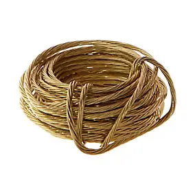 Cordon de suspension acier avec pitons et bagues de serrage