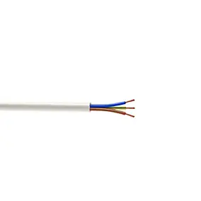Câble électrique flexible H05VVF 3x2,5 mm² Blanc - 25 m