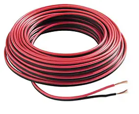 Câble équipement stéréo hi-fi & home cinéma 2x0,75 mm² - 5 m