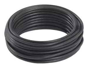 Fil électrique H07VU 1,5 mm² noir - 5 m