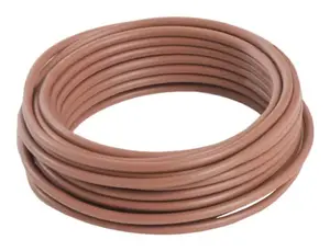 Fil électrique H07VU 1,5 mm² marron - 25 m