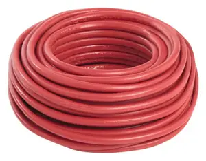 Fil électrique H07VR 6 mm² rouge - 10 m