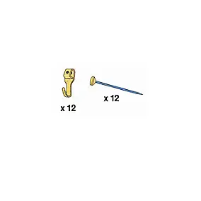 Crochet X N° 0 + 12 épingles Le Crochet X vendu par 12 pièces