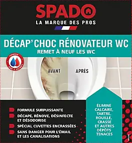 Décap'choc rénovateur pour WC Spado 3L