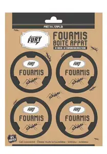 Lot de 4 boîtes appât anti-fourmis gel insecticide concentré