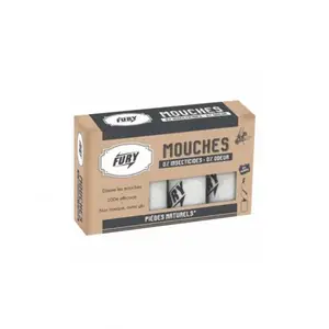Lot de 4 rubans attrape-mouches sans odeur