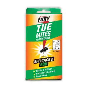 Lot de 2 pièges anti-mites alimentaires