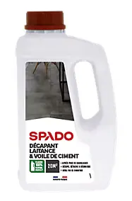 Décapant laitance et voile de ciment Spado professionnel 1L