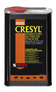 Désinfectant bactéricide fongicide 1L, Cresyl Spado