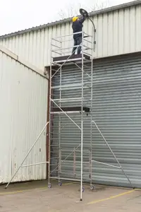 Réhausse aluminium pliant pour échafaudage H. 7 m