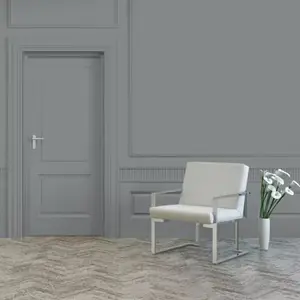 Laque gris acier 2l satin