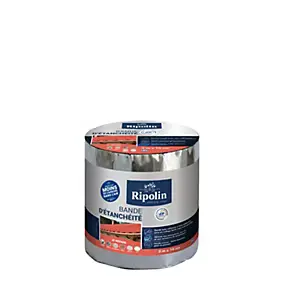 Bande d'étanchéité Ripolin aluminium 10 cm x L.3 m