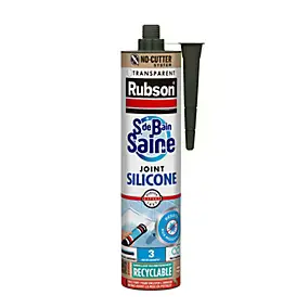 Mastic sanitaire transparent Salle de bain Saine Rubson 280 ml