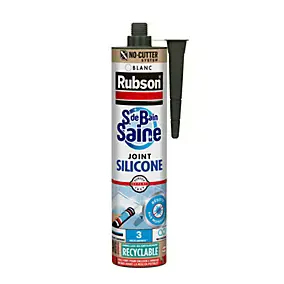 Mastic Rubson Sanitaire Salle de bains Saine Mastic blanc cartouche 280ml