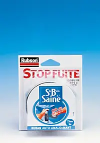 Ruban auto-amalgamant Rubson Salle de bains Saine Stop fuite 25 mm x L.3 m