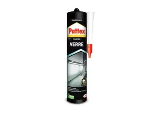 Mastic colle fixation verre - Cartouche 300 gr